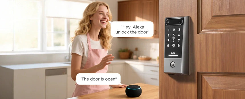 How do i connect my tcl smart lock to alexa?