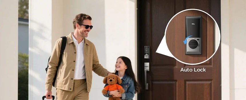 How to lock smart lock from outside? - TCL