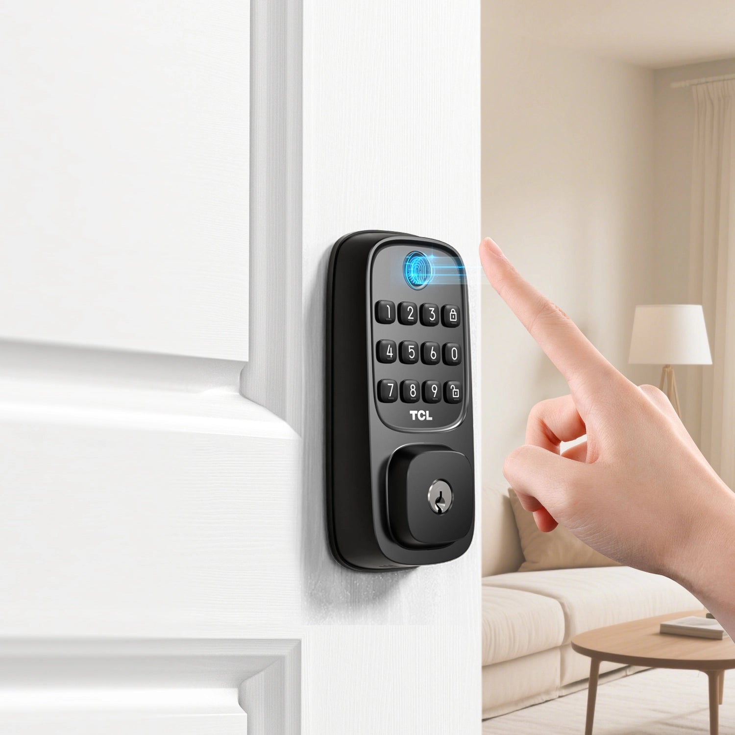 TCL D1 Fingerprint Digital Smart Door Lock with Keypad