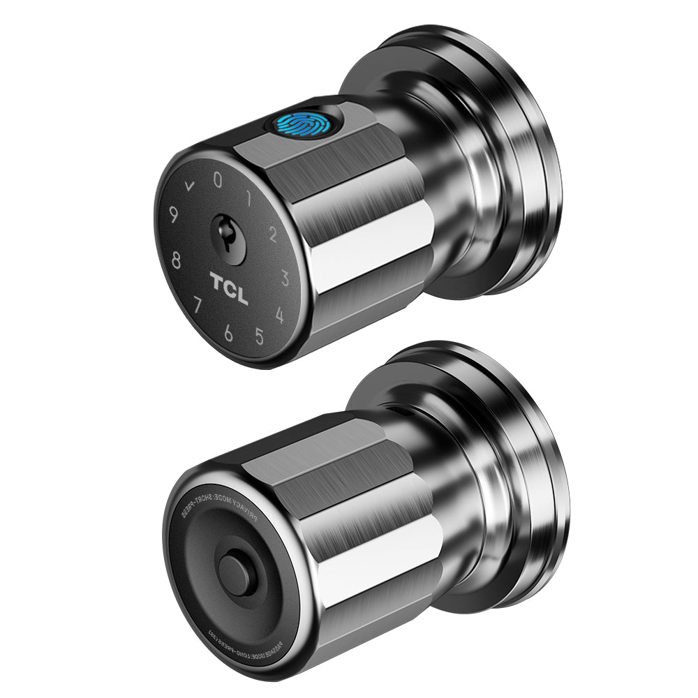 TCL K1 Smart Fingerprint Door Knob Secure Biometric Lock with App Control and Keyless Entry for Home Office and Garage