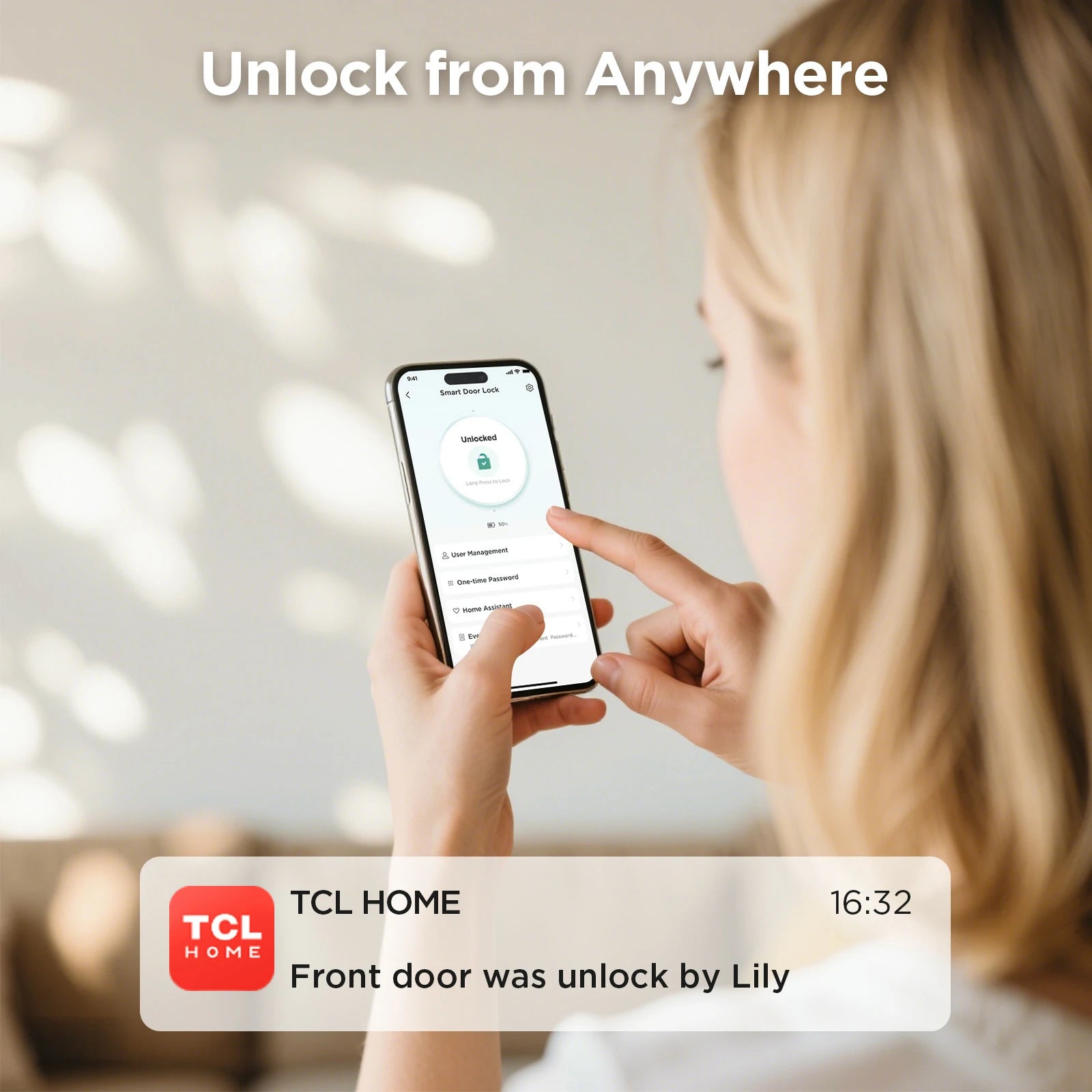 TCL D2 Pro Palm Vein Digital Smart Door Lock with Keypad