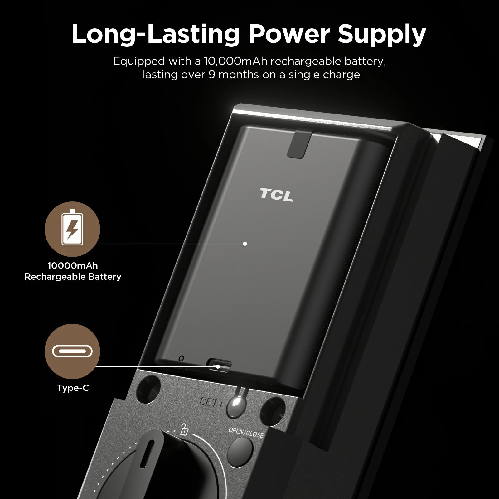 TCL D2 Pro Palm Vein Digital Smart Door Lock with Keypad