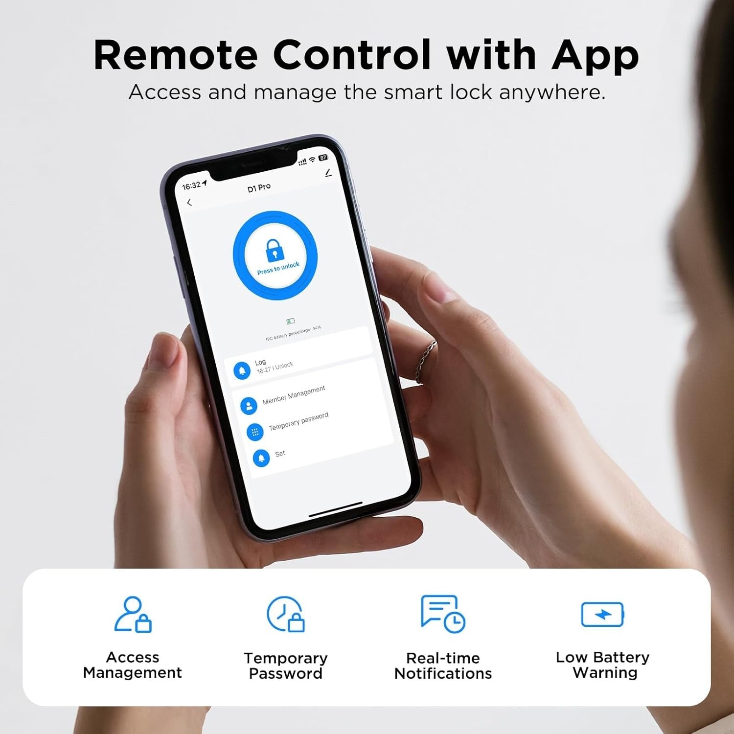 TCL D1 Pro Palm Vein Digital Smart Door Lock with KeypadTCL