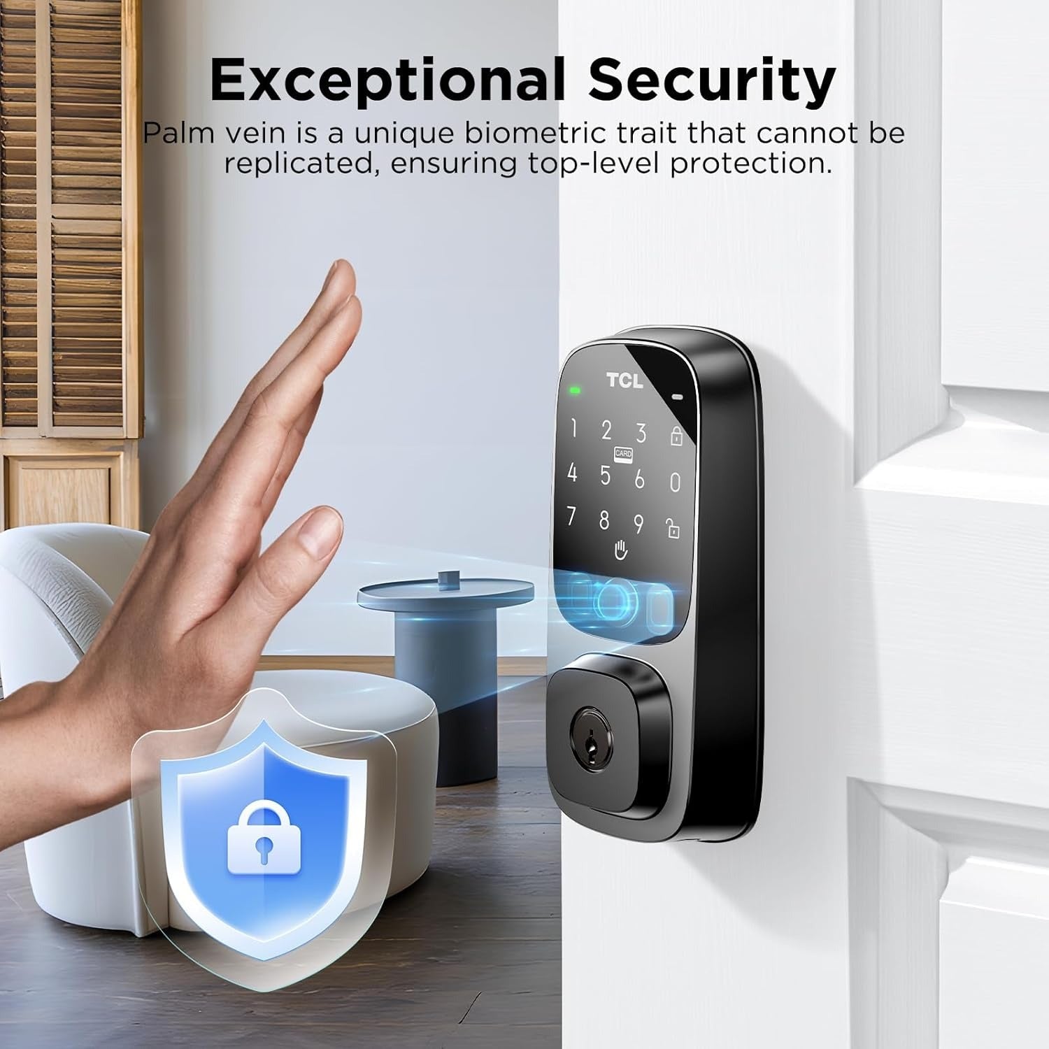 TCL D1 Pro Palm Vein Digital Smart Door Lock with KeypadTCL