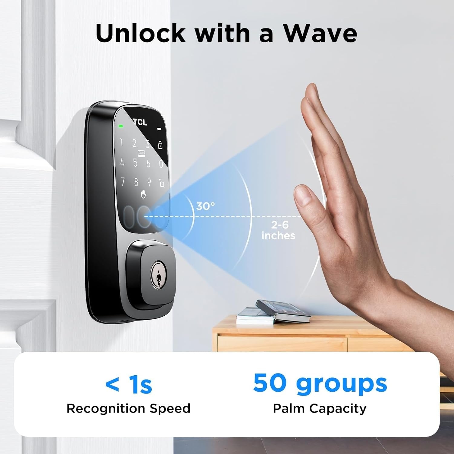 TCL D1 Pro Palm Vein Digital Smart Door Lock with KeypadTCL