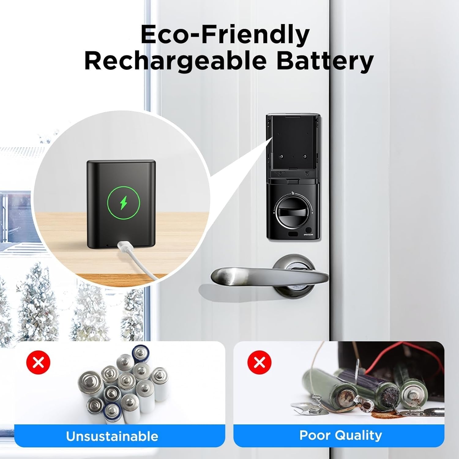 TCL D1 Pro Palm Vein Digital Smart Door Lock with KeypadTCL