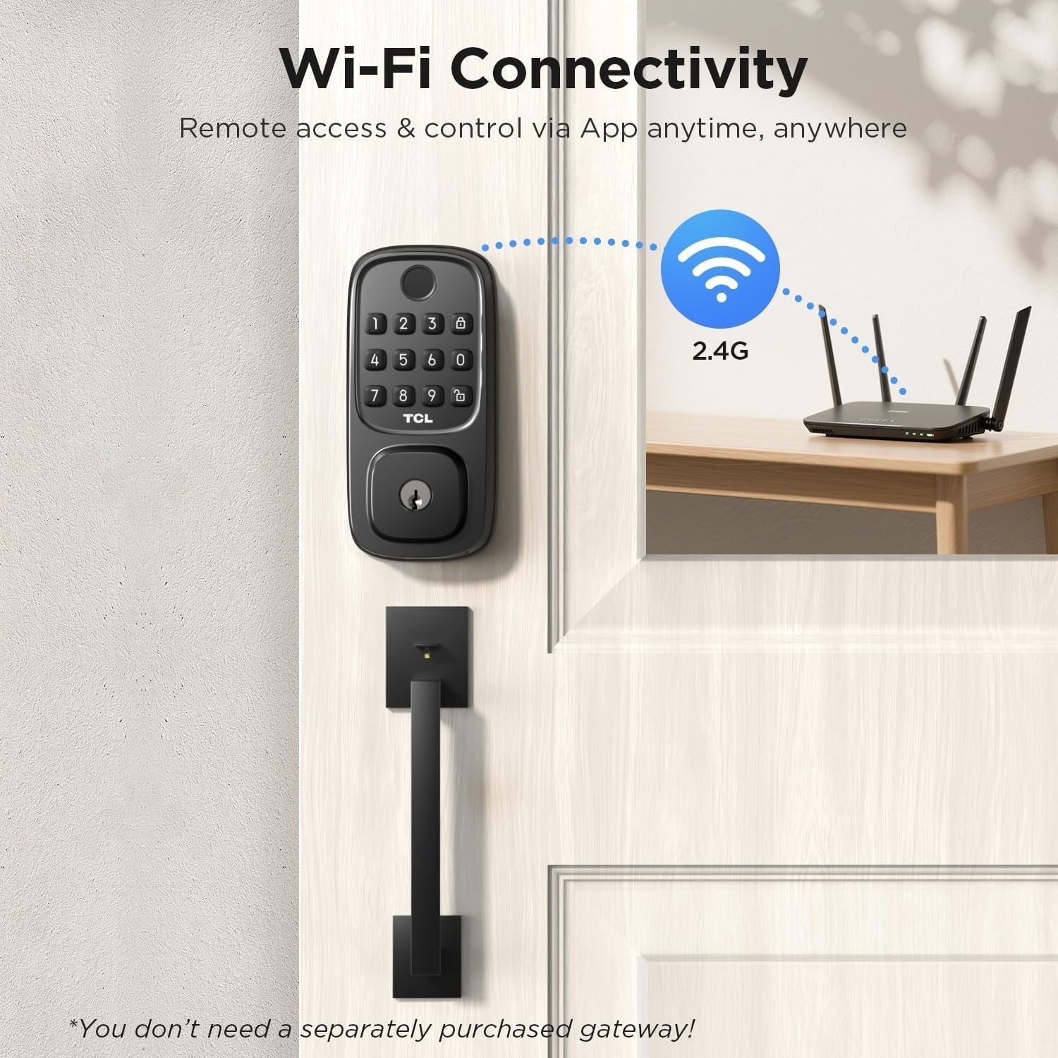 TCL D1 Fingerprint Digital Smart Door Lock with KeypadTCL